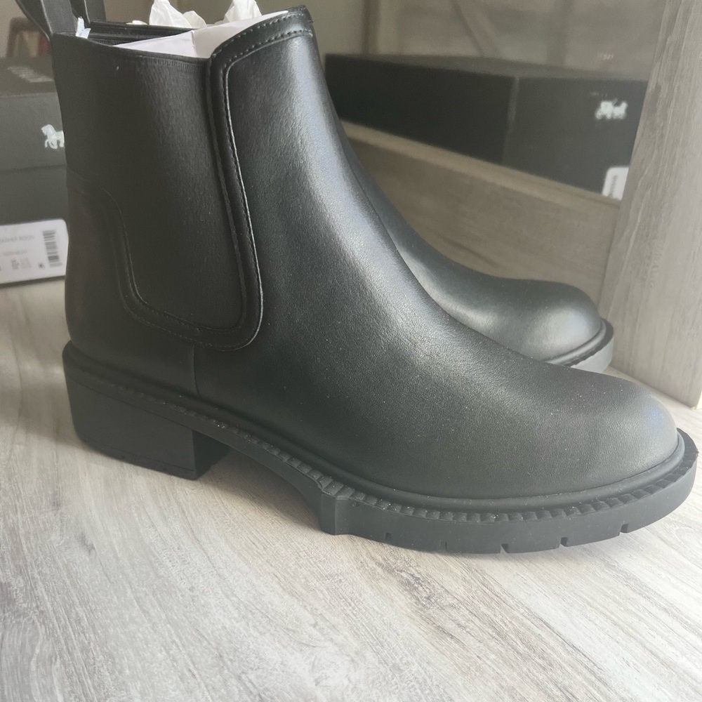 COACH LENORA LEATHER BOOTI